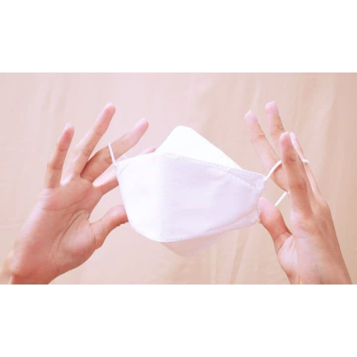 AZAHRA Masker KF94 tebal (4 lapis/premium) Isi 10pcs - PUTIH