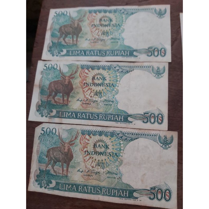 uang 500 rupiah tahun 1988