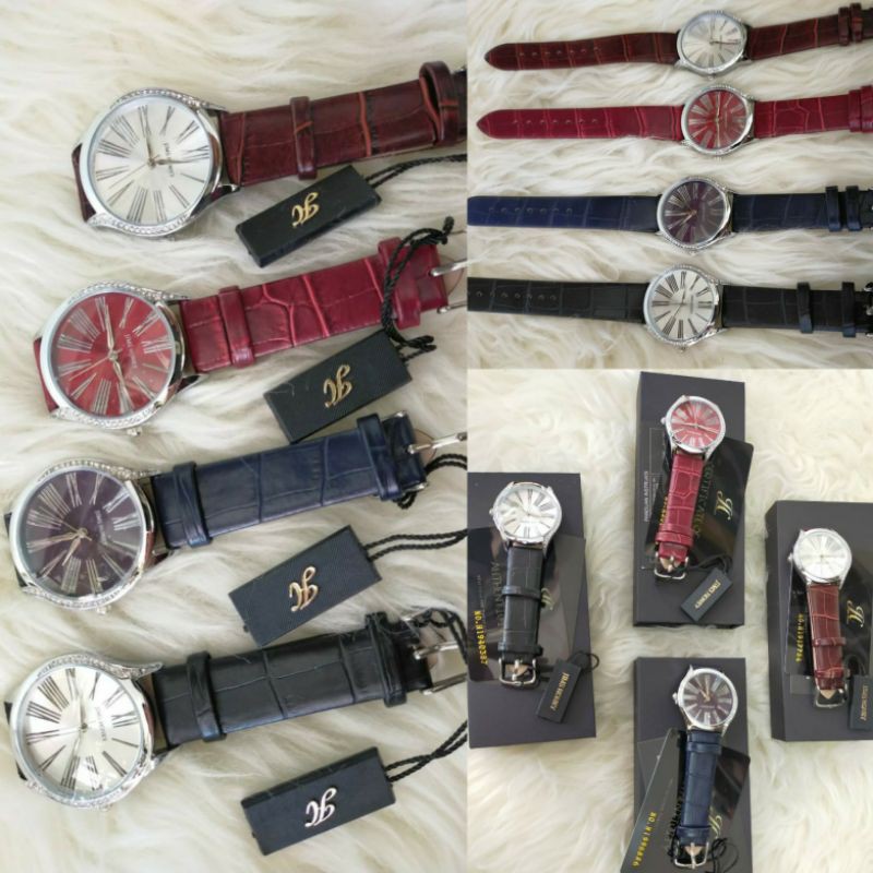 JIMS HONEY JT 8125 PLUS JAM TANGAN WANITA ANALOG ANTI AIR (FREE EXCLUSIVE BOX)