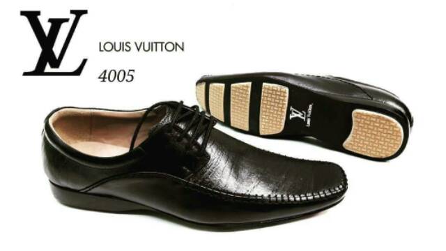 SEPATU KERJA KANTOR IMPORT ! LOUIS VUITTON PENTOFEL KULIT