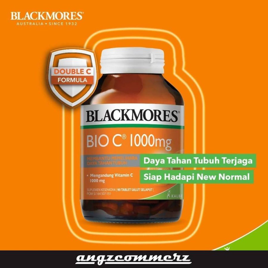 BLACKMORES  Vitamain Bio C 1000mg 90 Tablets  Suplemen Menjaga Daya Tahan Tubuh