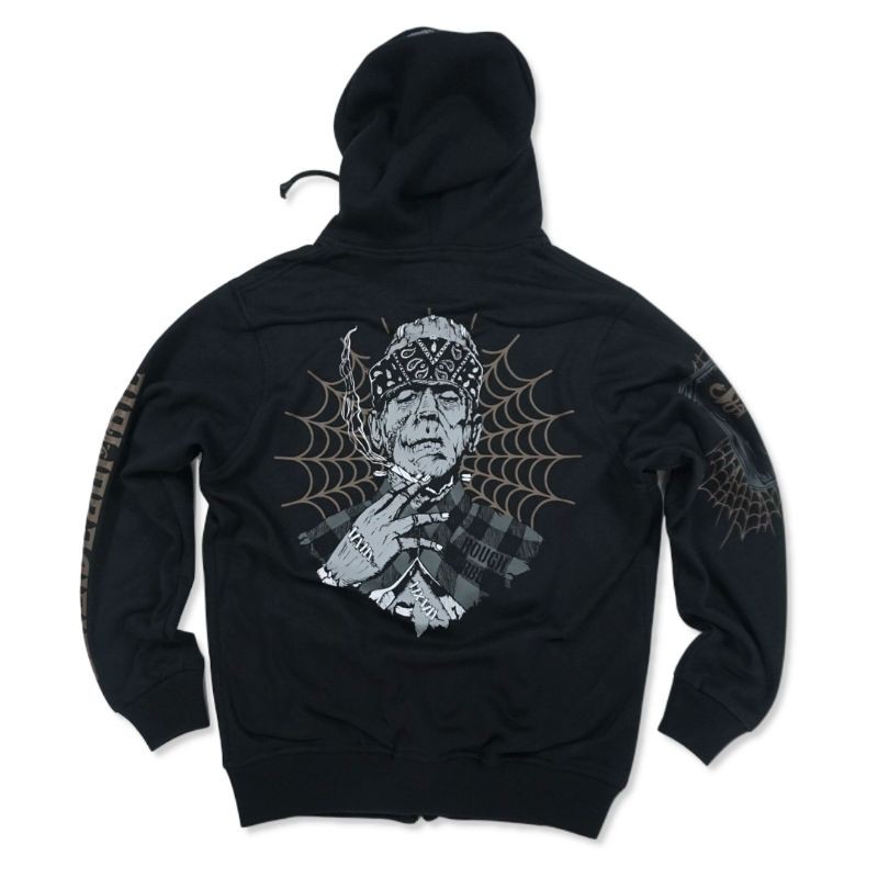 New CultStain Zipper Hoodie - ROUGHREBEL OFFICIAL STORE