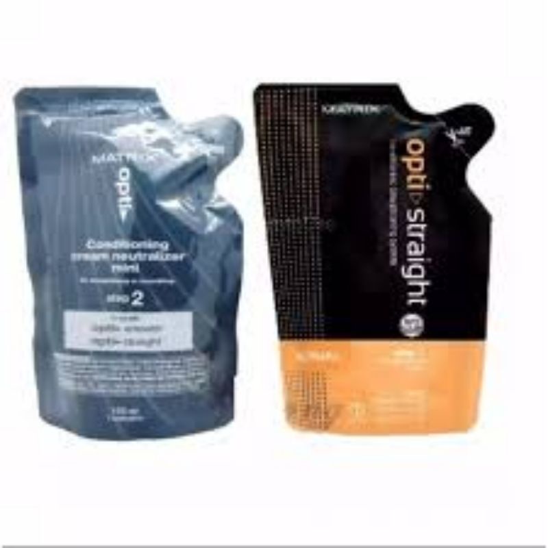 Matrix Opti Straight 2X125ML ( Step 1 + Step 2 ) / Perawatan Rambut / Treatment Rambut