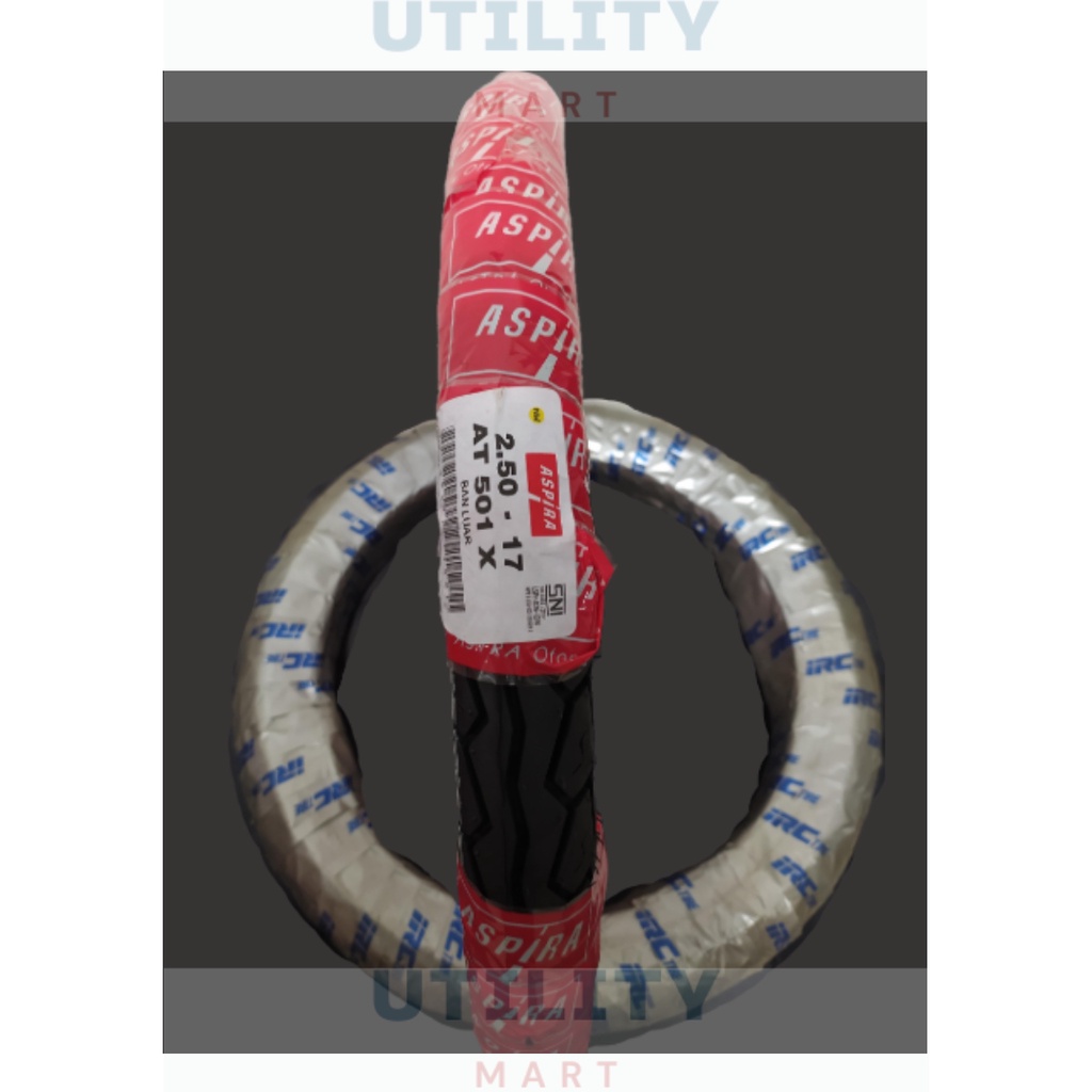 BAN LUAR ASPIRA 250-17 AT501 DEPAN ATAU BELAKANG MOTOR BEBEK REVO, SUPRA & JUPITER