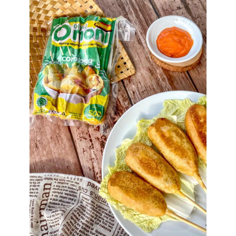 omoni korean food corndog