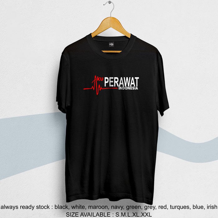 kaos perawat indonesia / baju kesehatan perawat indonesia