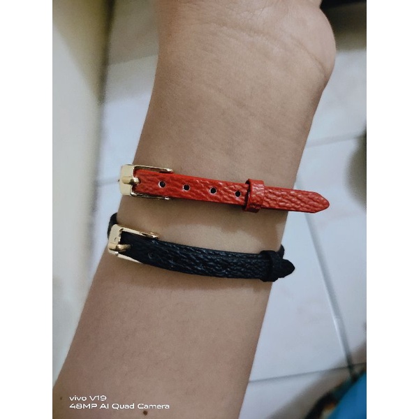 gelang tangan kulit 6mm