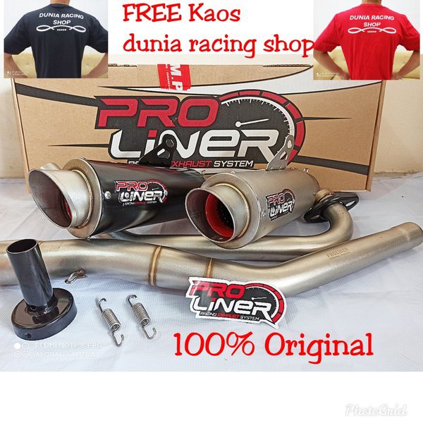 Knalpot PRO Liner Satria fu injeksi TR-1 Titan