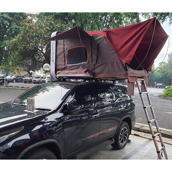 Hard Shell Roof Top Tent - Tenda Camping Atap Mobil size kecil 2-3 p