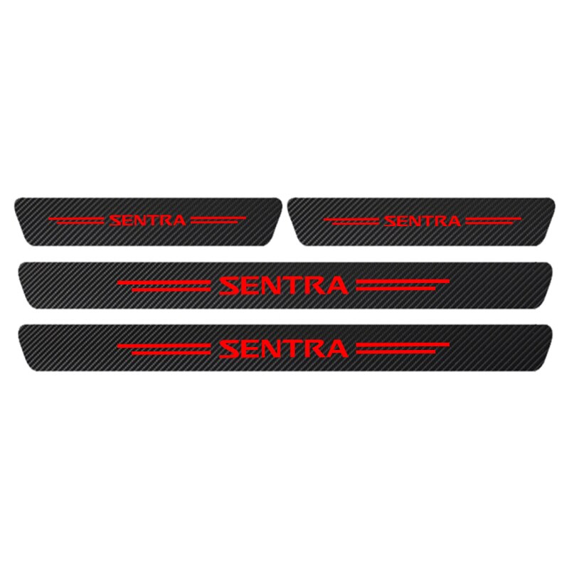 Stiker Pelindung Anti Baret Carbon Fiber Untuk Pintu Mobil Nissan Sentra B16 B17