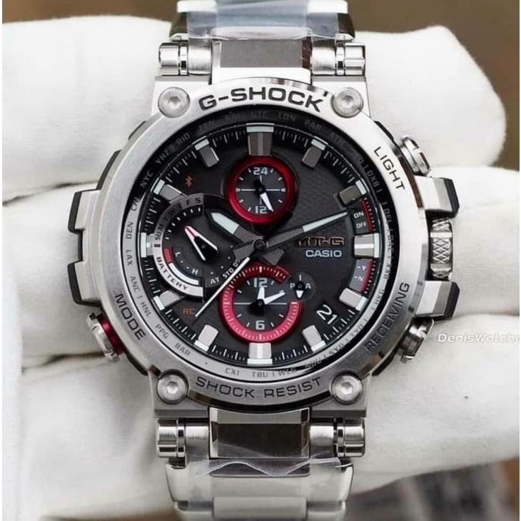Jam Tangan Casio G-Shock / GShock MTG-B1000d Steel Silver Limited