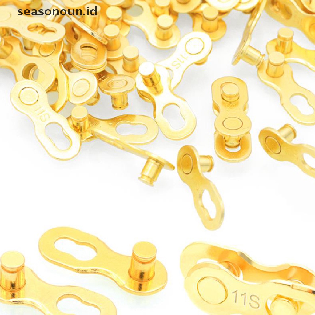 【seasonoun】 Bicycle Chain Link Connector Joints Magic Buttons Speed Quick Master Links Chain .