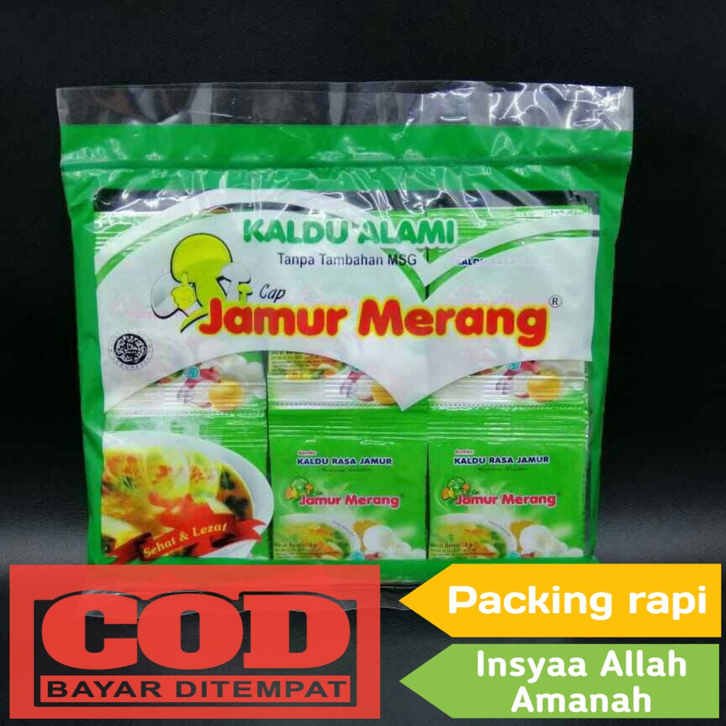 

Kaldu Alami Jamur Merang Non Msg Rasa Original Jamur 1 pack isi 30 sachet (pengganti micin)