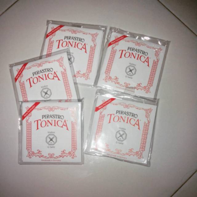 Senar Biola Tonica Violin string 1 set isi 4 senar Pirastro Tonica