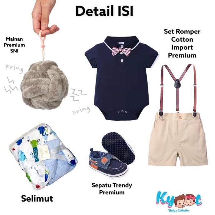 

Kyoot Baby's Collection || Set Trendy || kado lahiran || hamper baby