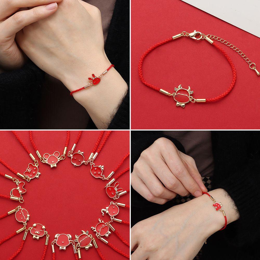 Suyo Red String Couple Trendy Zodiak Tahun12 Zodiak