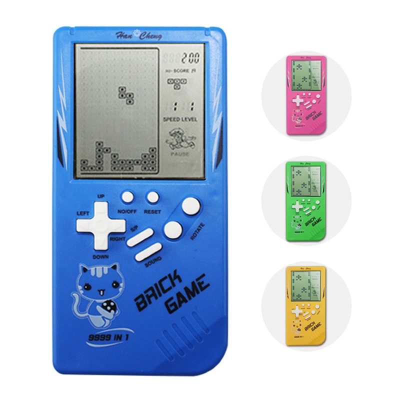 Mainan Game Tetris Klasik Mini Portable Genggam Tangan Dengan 23 Permainan