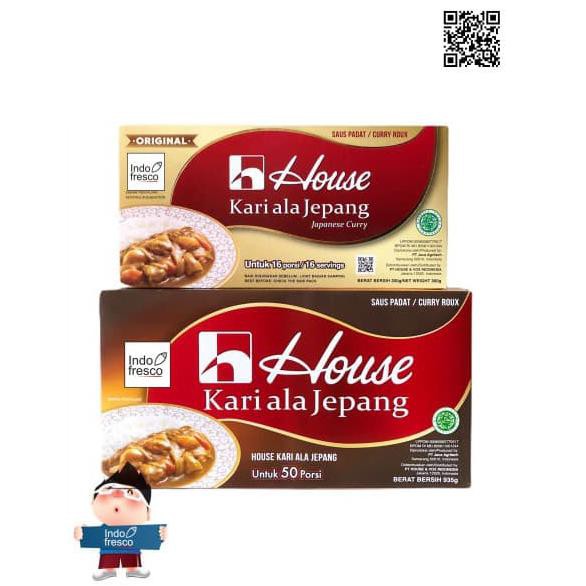 

HOUSE JAPANESE CURRY ROUX- BUMBU KARI ALA JEPANG HALAL- 300 G