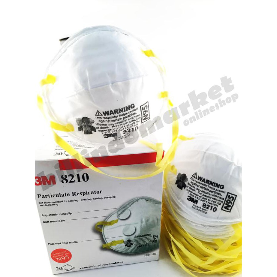 Cuci Gudangg Masker 3M 8210 / Dust Masker 3M 8210 N95 Salee