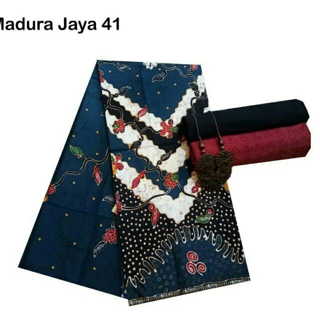 Kain Batik Jarik Kebaya Madura Jaya 41 Toska Unggul Jaya