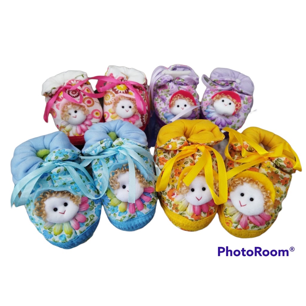 Boboko Prewalker Boneka Newborn BORA Tali Serut Pita Sepatu Bayi Empuk 0 sd 3 Bulan