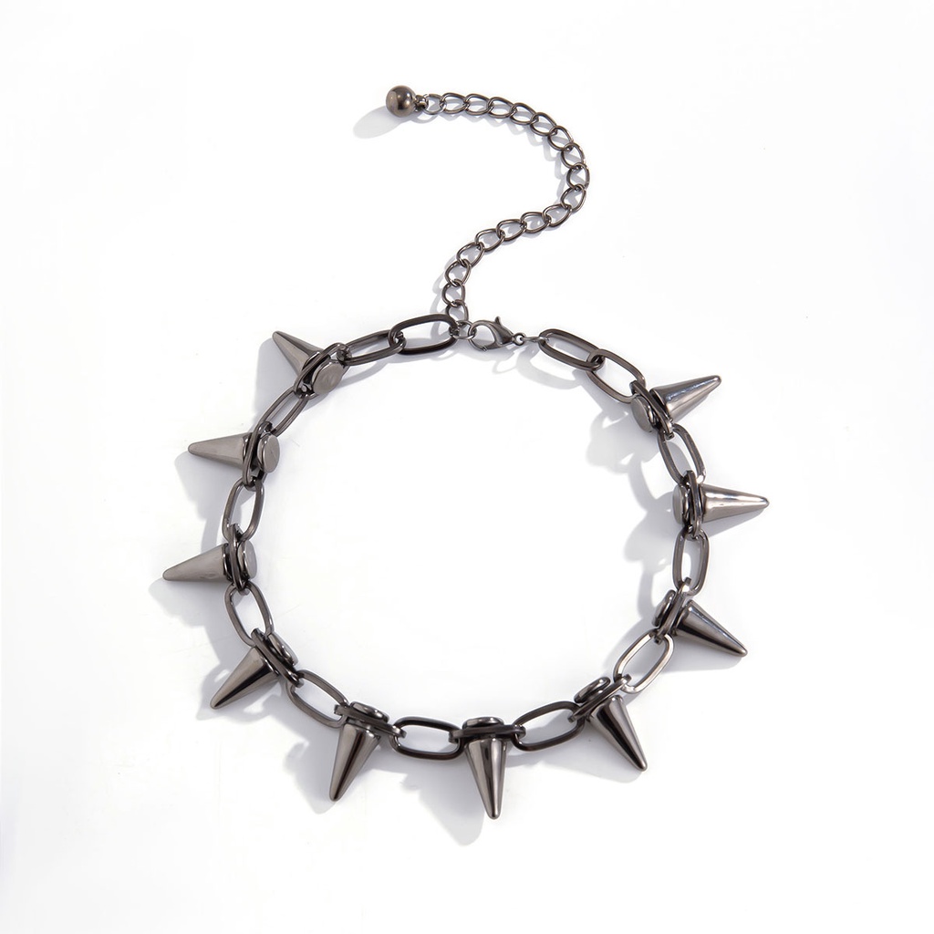 Kalung Choker Gaya Punk Gothic Korea Harajuku Rock Untuk Pria Dan Wanita