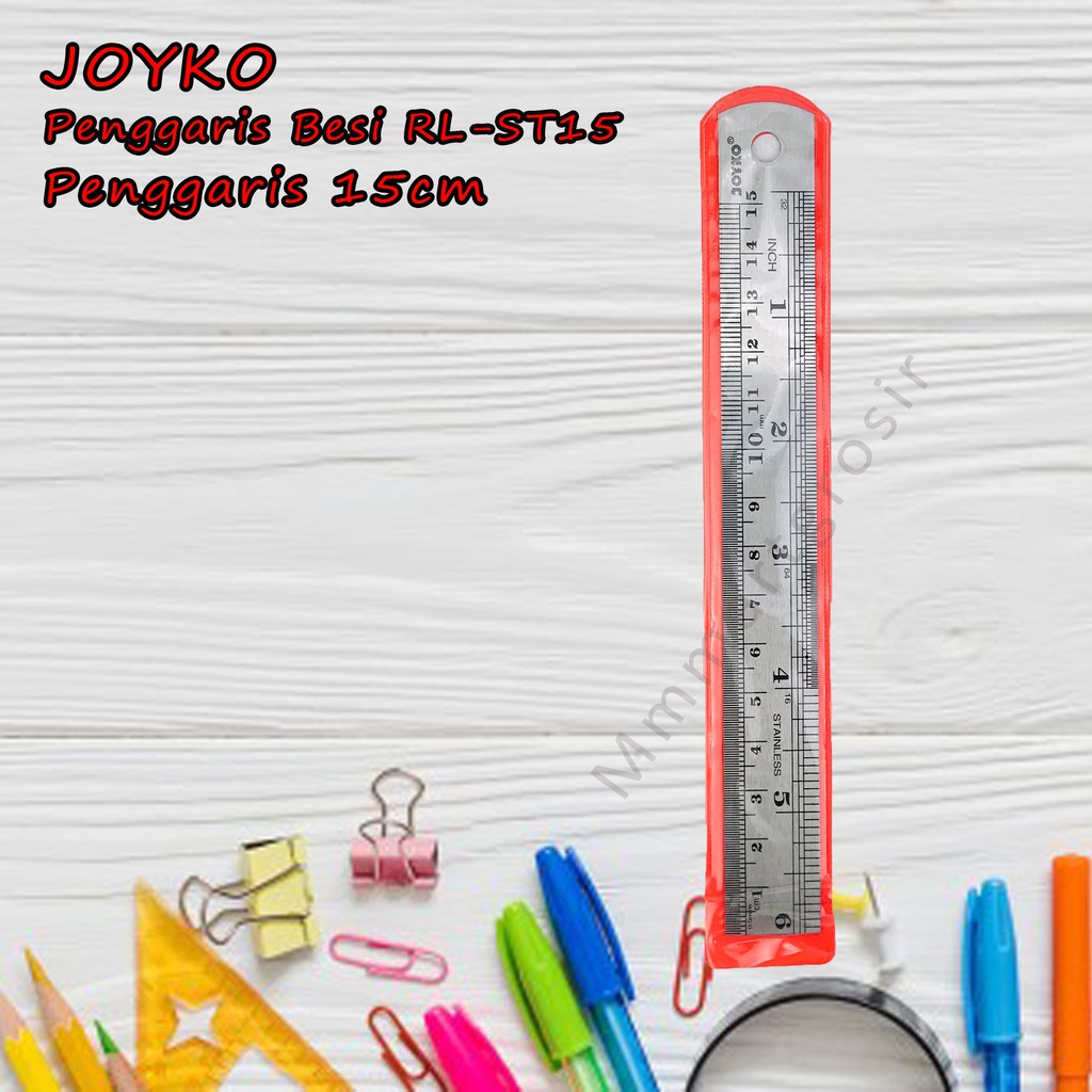 

Joyko / Penggaris 15cm / Penggaris besi / RL-ST15