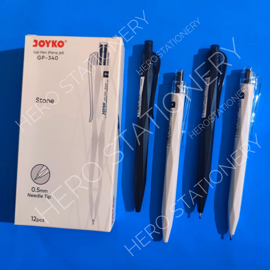

Joyko pulpen gel pen stone 0.5 mm GP-340 . 12 unit