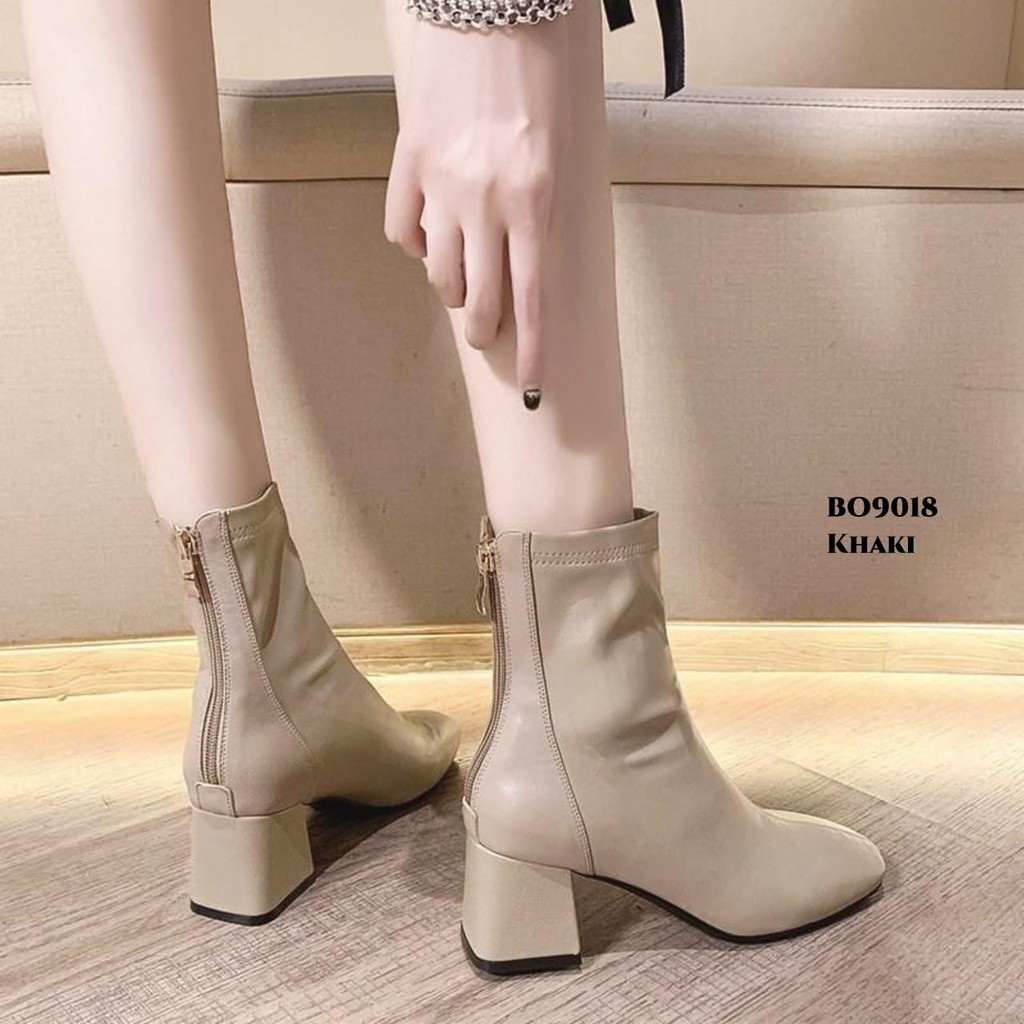 RESTOCK PRF SEPATU BOOTS FLAT KOREA BO9018