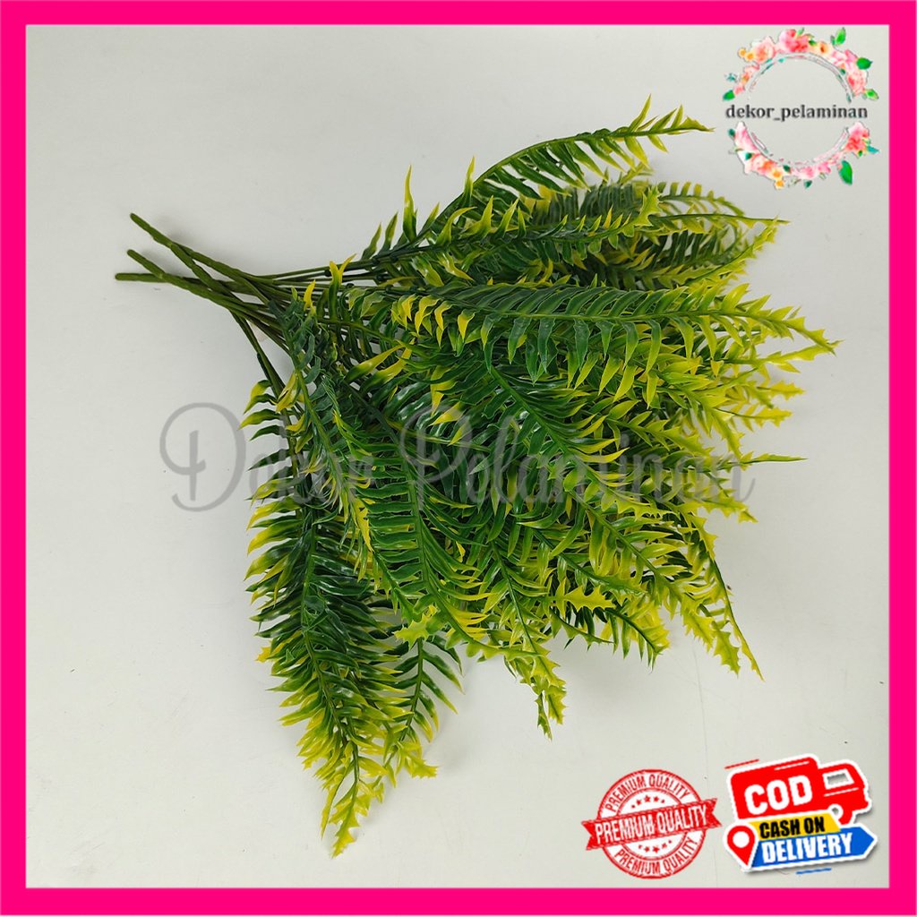 Jual Aksesories Polypodhium Cabang 7 Artificial Rumput Daun Pakis Atau ...