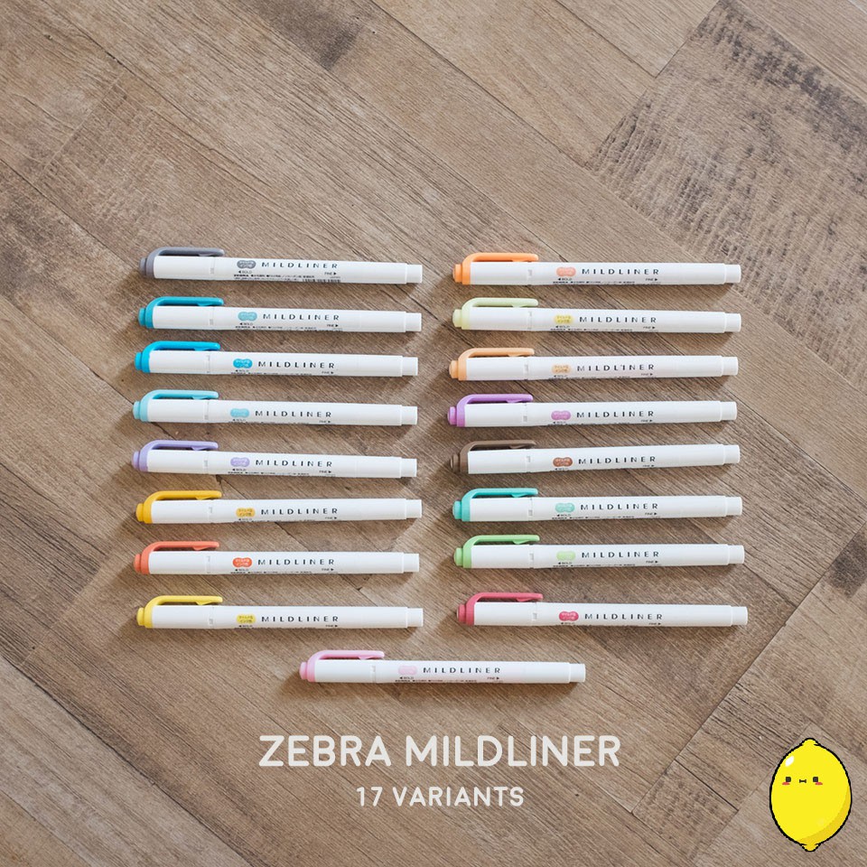 

Zebra Mildliner Double Sided Highlighter Pen (Varian Warna 1)