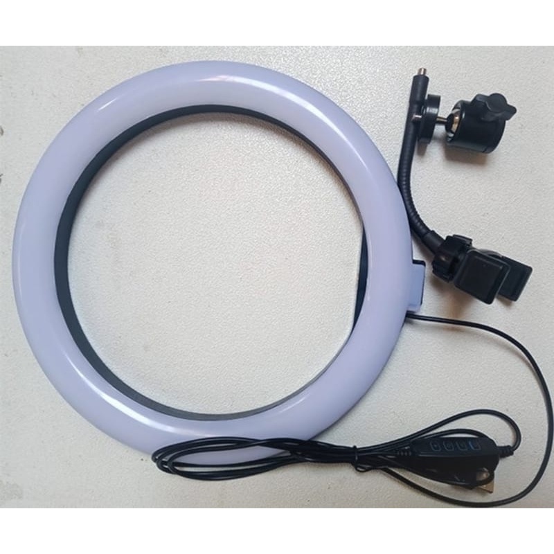 RING LIGHT LED uk. 26 CM ( ONLY ) - Lampu untuk Make up, Selfie, Vlog, Buat Video Tiktok