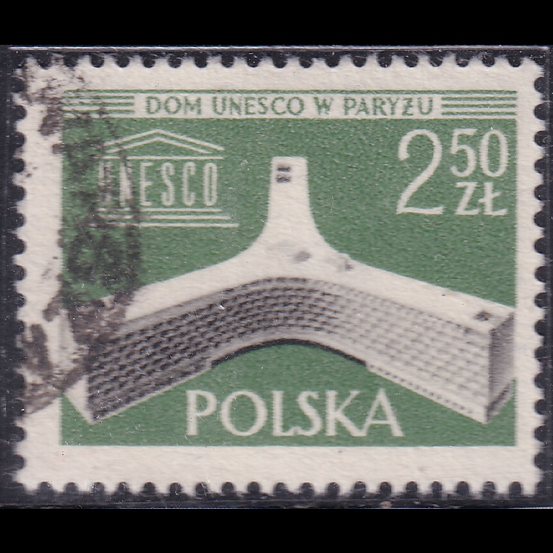 

Prangko Poland 1958 - The Opening of a New UNESCO building in Paris, France