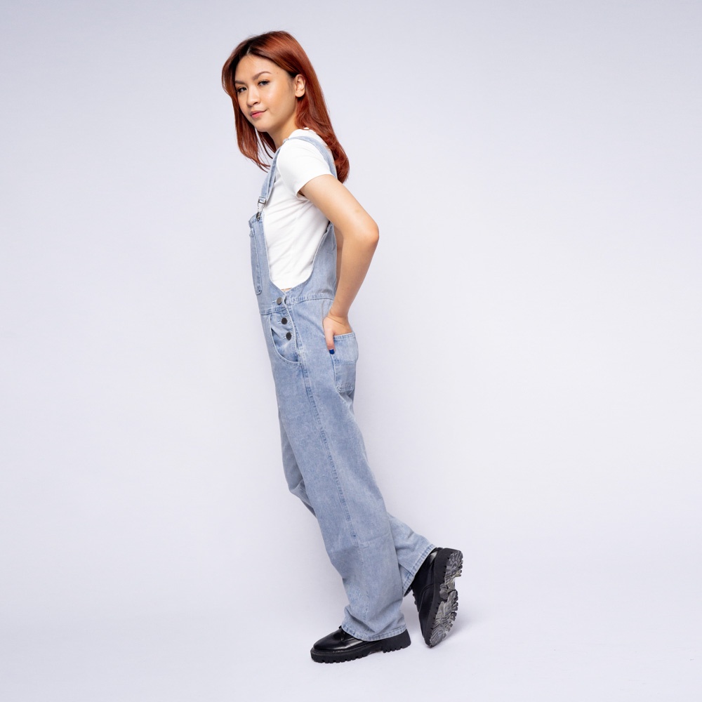 VIERLIN - Jumpsuit jeans 8233