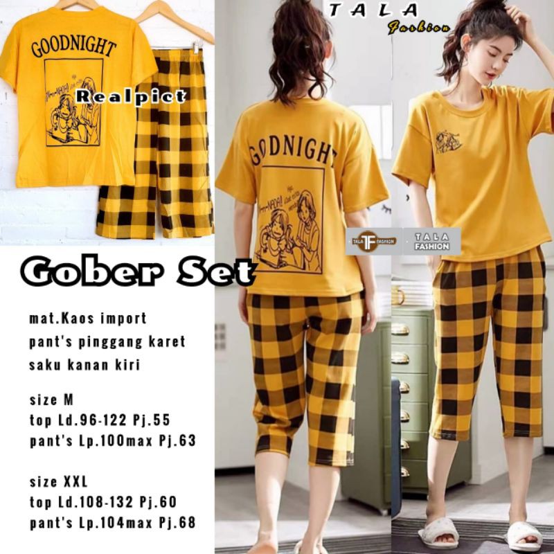 SET GOBER/kaos import/size M-XXL