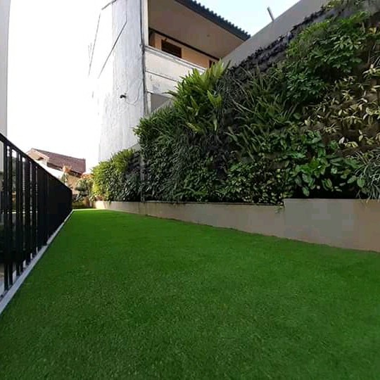 Sinar Cahaya Rumput Sintetis Taman Indah Rumput Sintetis