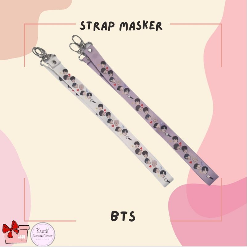 STRAP MASKER KPOP BTS