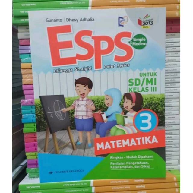 Buku ESPS matematika k13 kelas 3 penerbit erlangga edisi terbaru