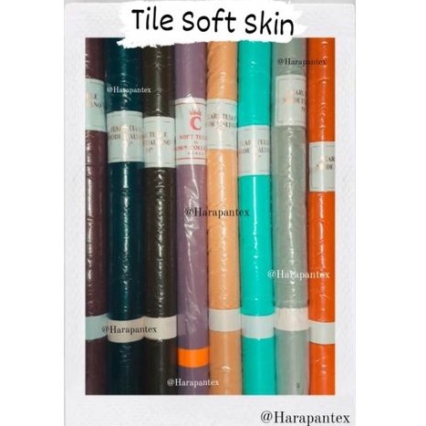 Kain Tile Soft Skin/ Kain Tile Polos (Per Meter)