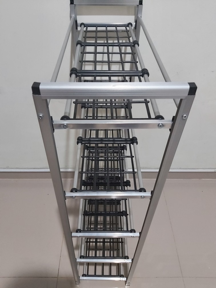 Glory Home Rak Tempat Sepatu Sandal Aluminium 5 Susun