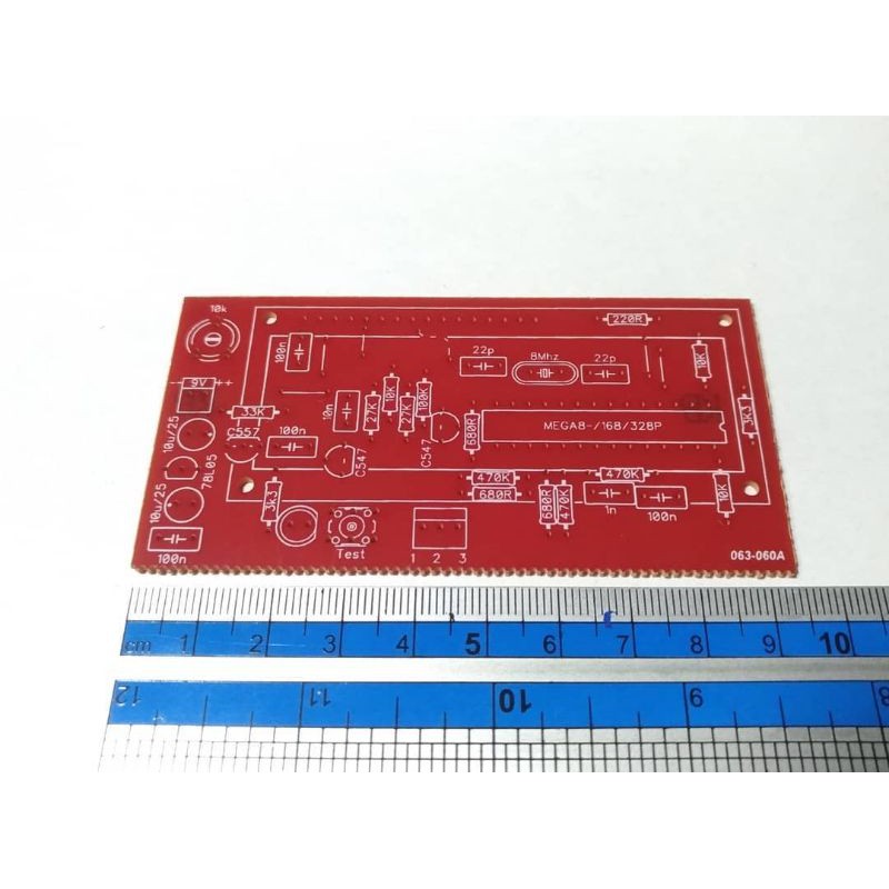 2Pcs PCB Digital Tracer PCB Digital ESR PCB Smart Tester Panjang 9,4cm Lebar 4,9cm9