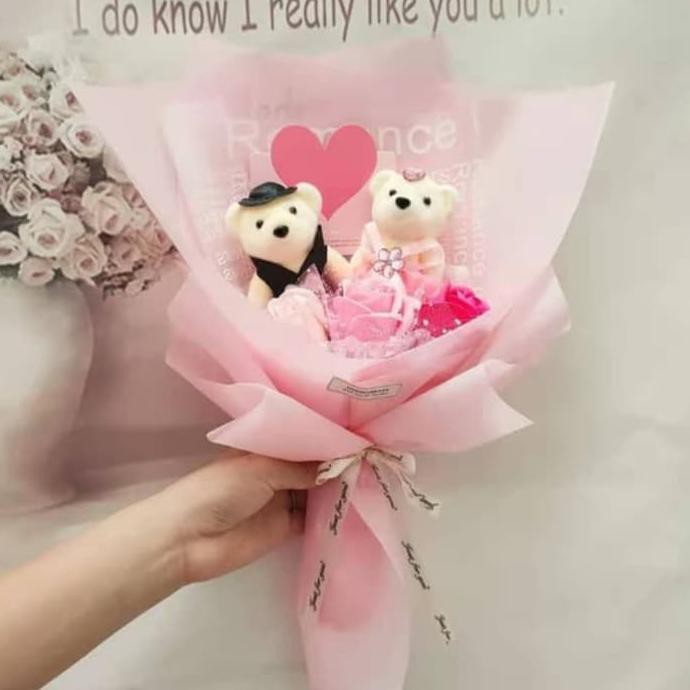 

Ready Stock Kado Valentine Bunga Bucket Valentine 2020 3S +2B 120