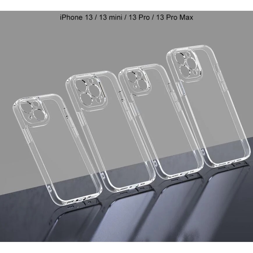 iPhone 13 13Pro 13Mini 13Pro Max Case Fuze Ring Camera 2mm TPU Clear Case