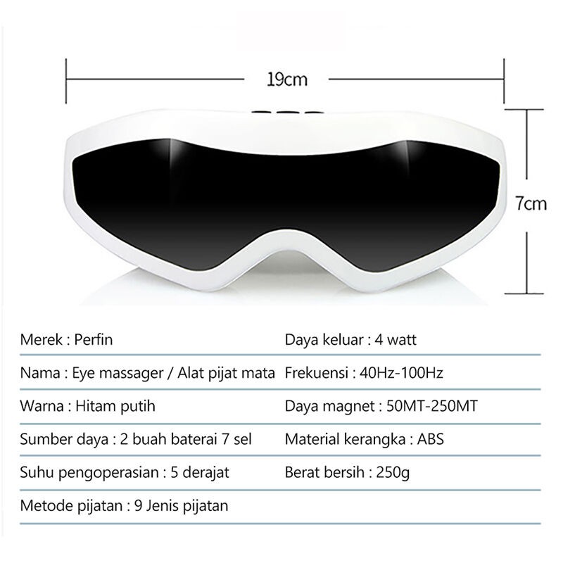 Perfin PFZ5 Eye massager alat pijat mata alat terapi mata
