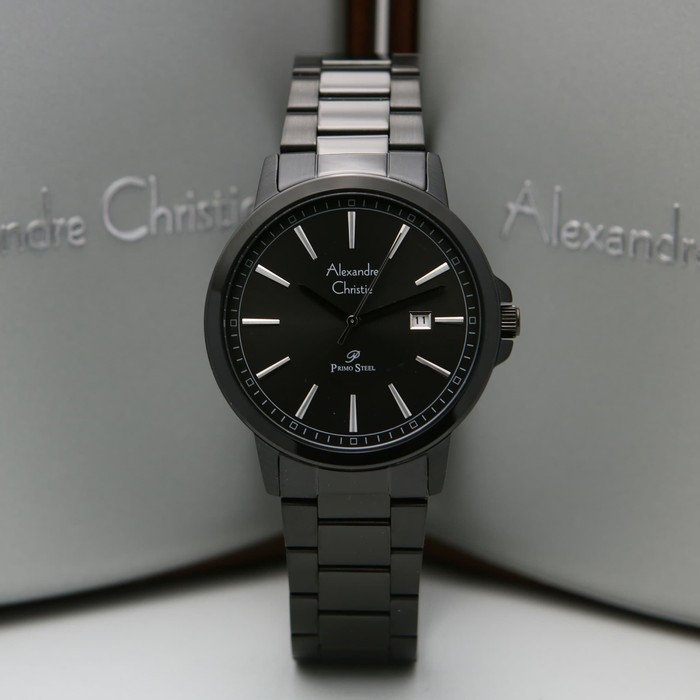 JAM TANGAN PRIA ALEXANDRE CHRISTIE AC 1014 RANTAI ORIGINAL GARANSI RESMI 1 TAHUN