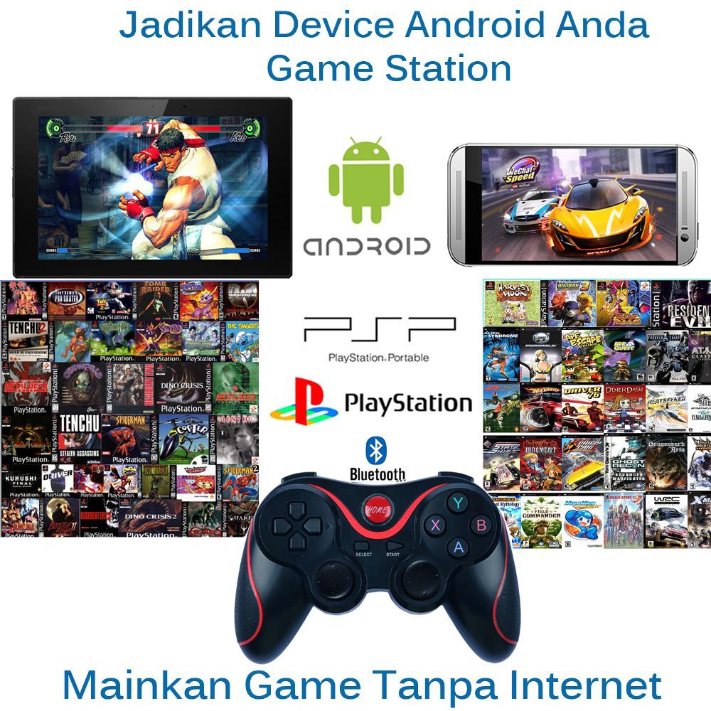 Gamepad Bluetooth Controller for Android Terios X3 With Holder