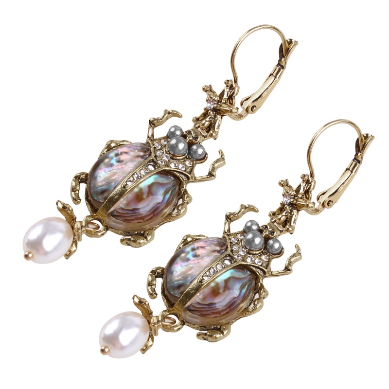 Siy Trendy Beach Drop Earrings Natural Abalone Untuk Shell Pendant Earrings Untuk W