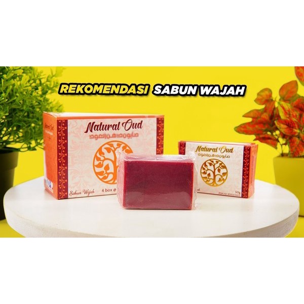 Sabun Natural Oud Wajah Penghilang Bopeng Bekas Jerawat Pria dan Wanita Herbal Sabun Penghilang Bope