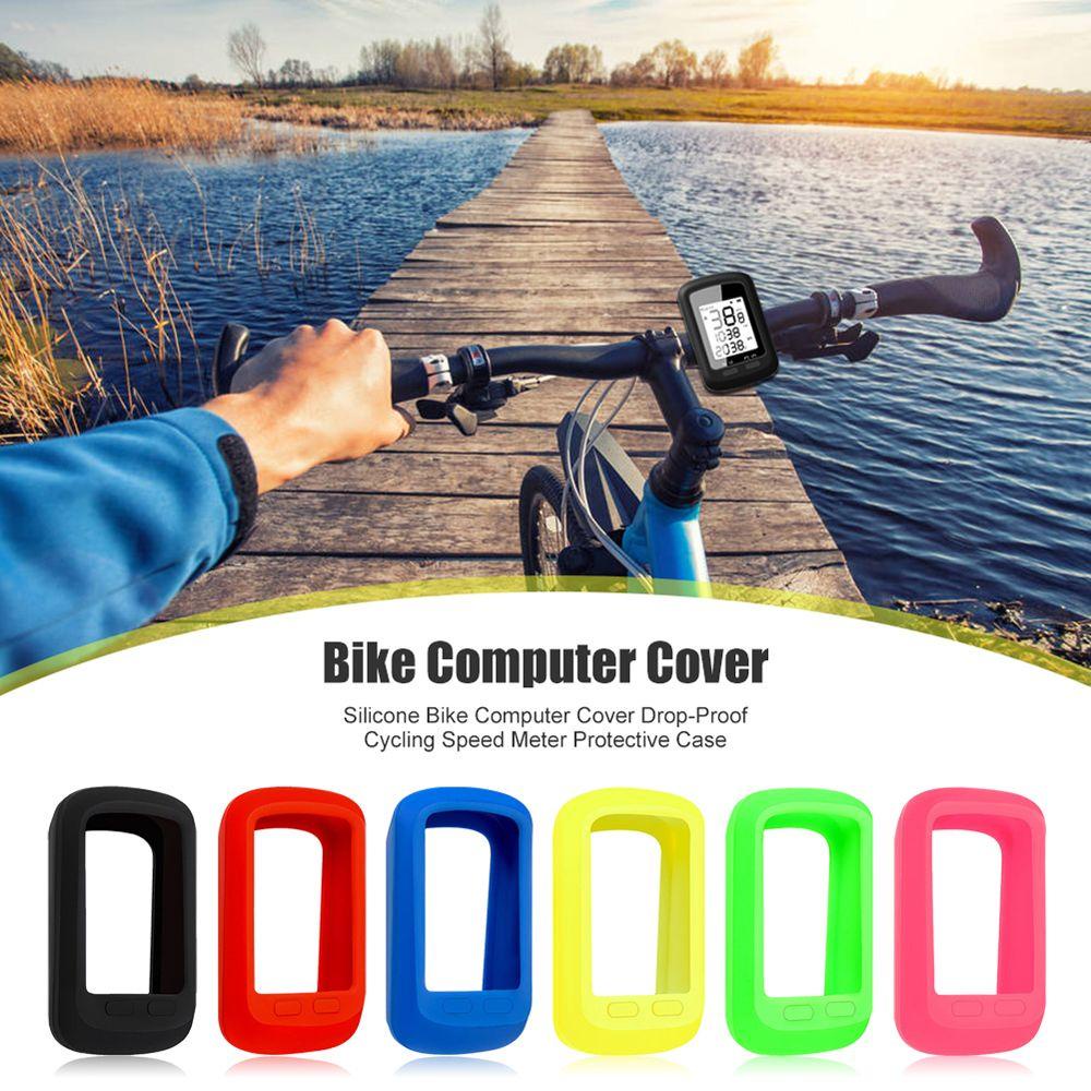 Rebuy Komputer G+Cover Bersepeda Bagian Tahan Air MTB Sepeda Jalan Lembut Pelindung GPS Kulit Shell Silikon Pelindung Case