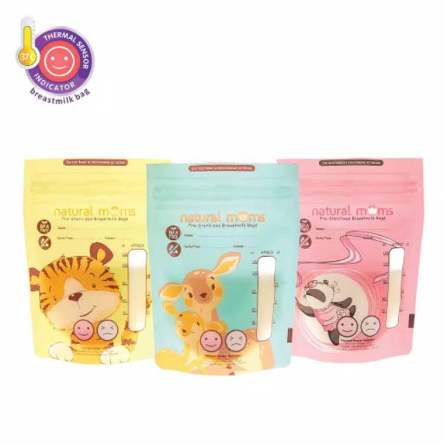 Natural Moms 120ml Kantong Asi mix 3in1 Edition